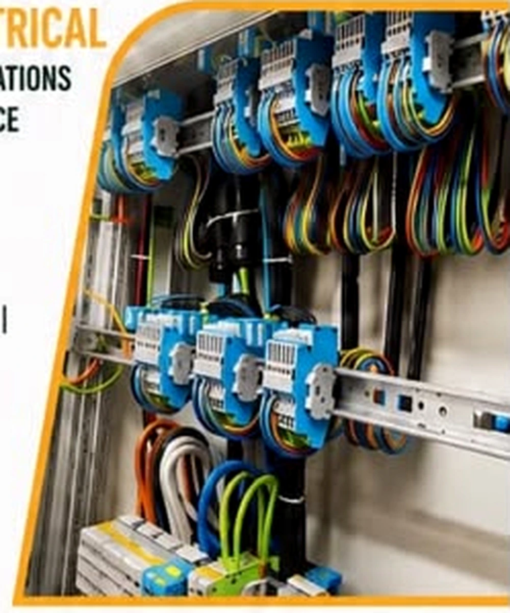 Neatly wired electrical installation