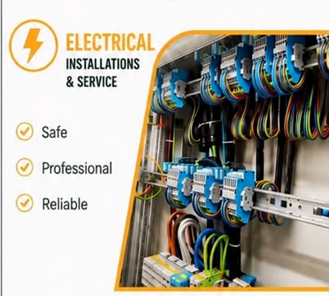 Professional electrical wiring and installation
